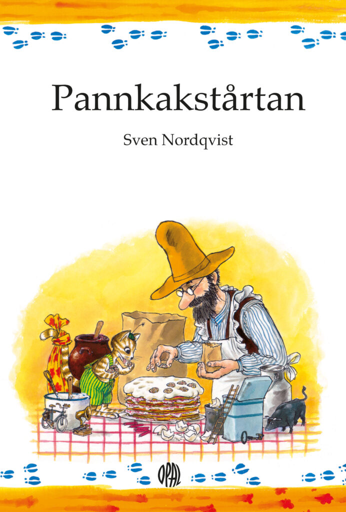 Omslag: Pannkakstårtan — illustrerat av Sven Nordqvist, Opal