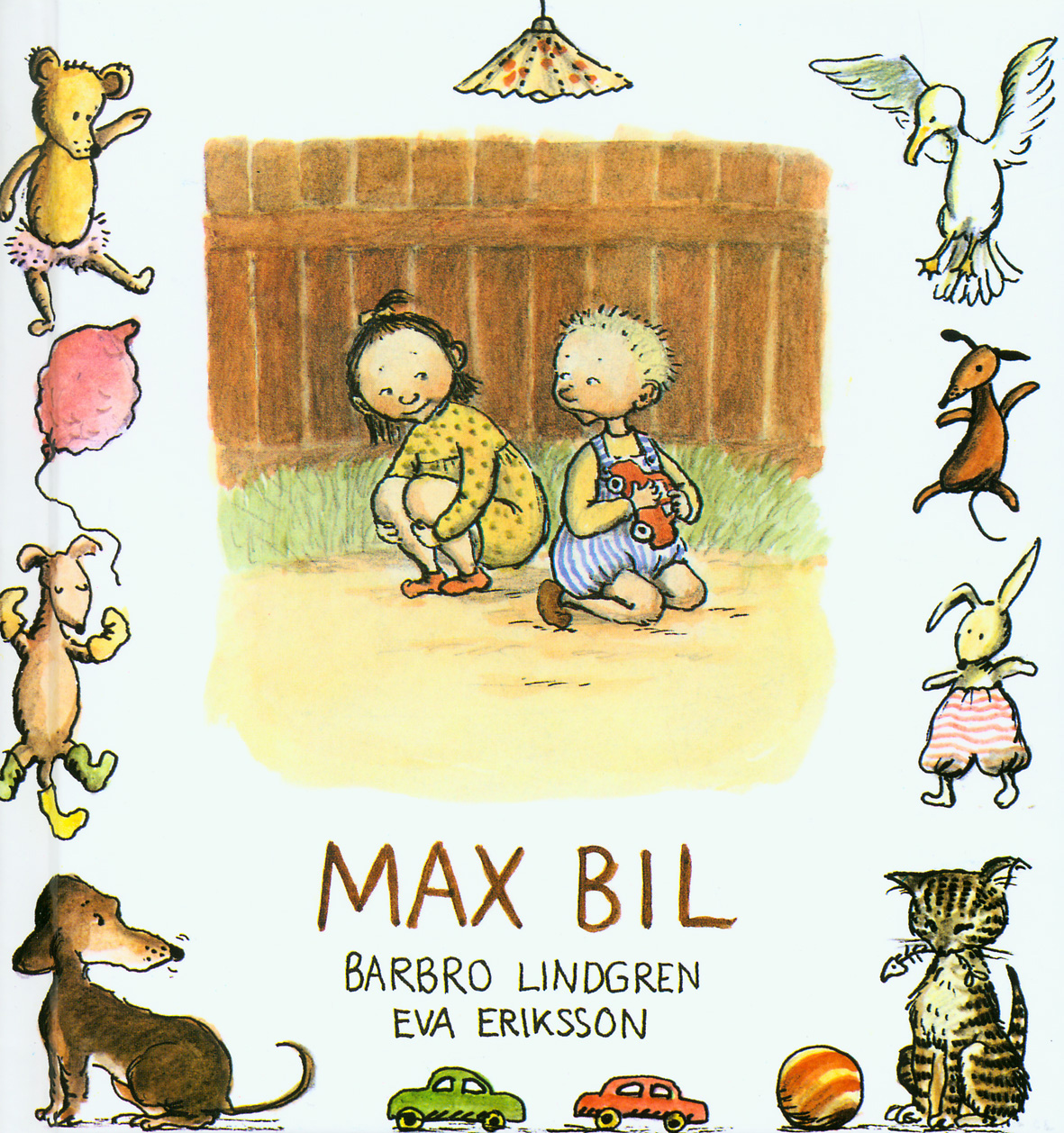 Omslag: Max bil — Rabén & Sjögren