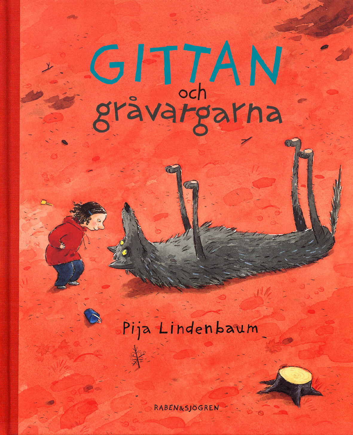 Omslag: Gittan och gråvargarna — Rabén & Sjögren
