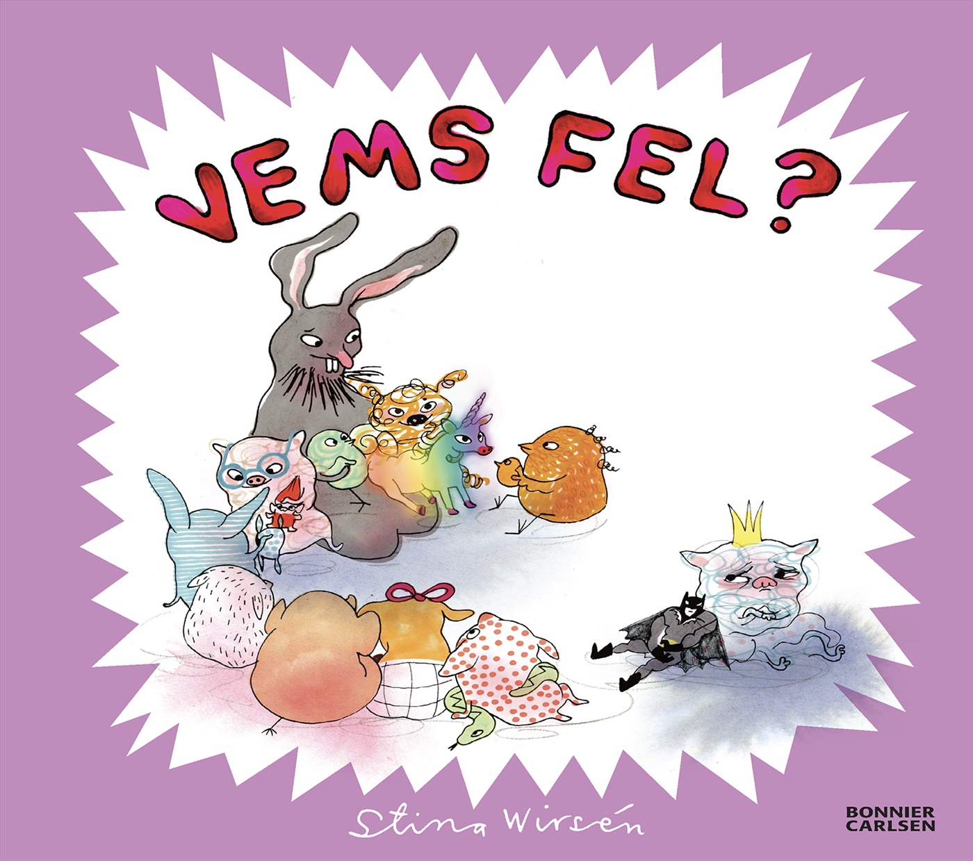 Omslag: Vems fel? — Bonnier Carlsen