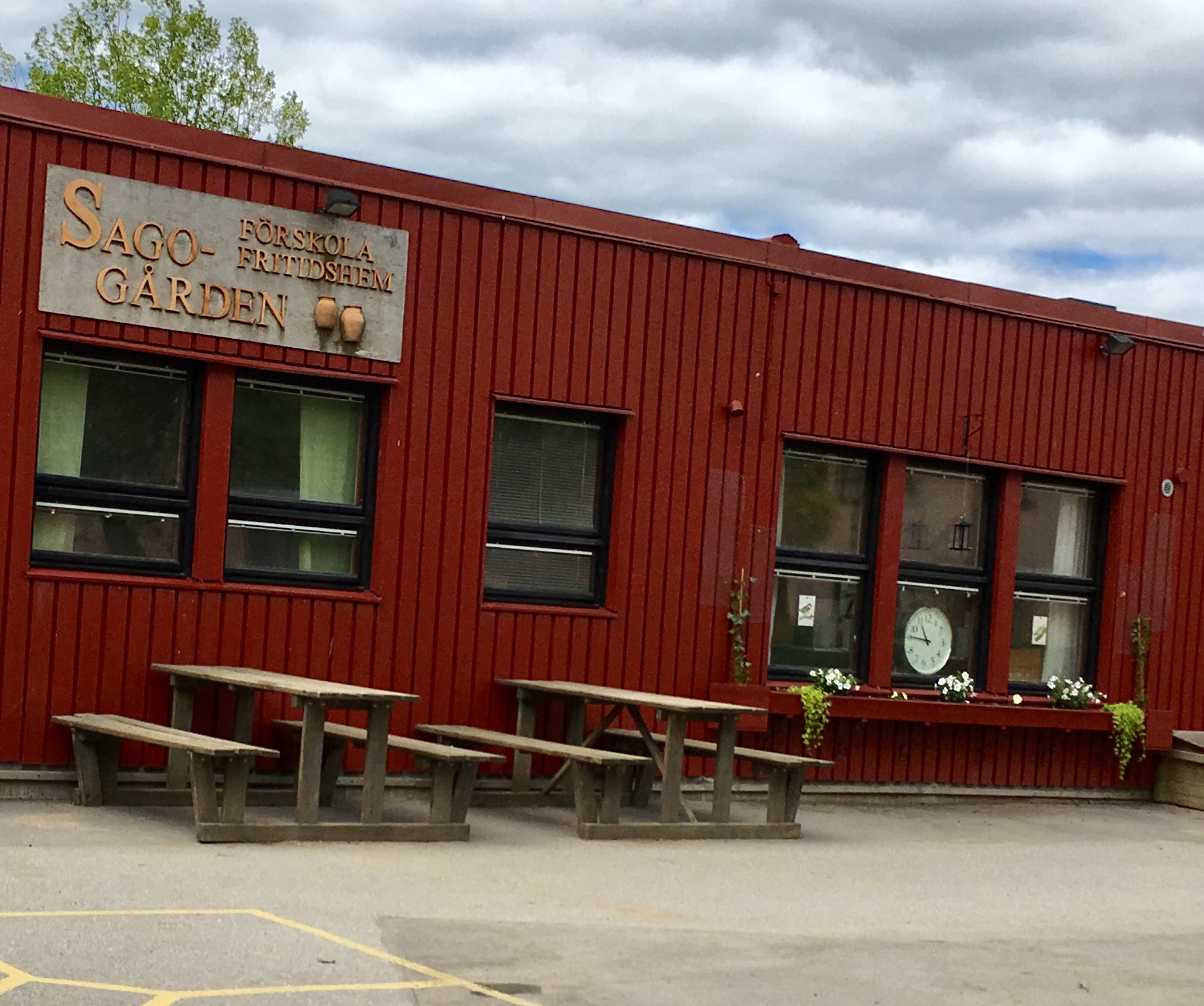 Förskolan Sagogåden, rött hus