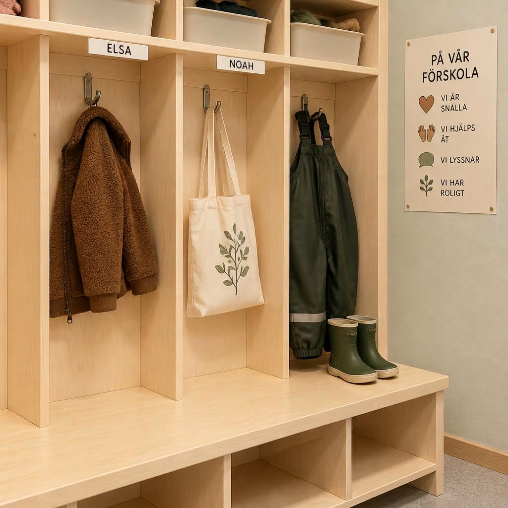 Kläder till förskolan i höst och vinter: guide för barn